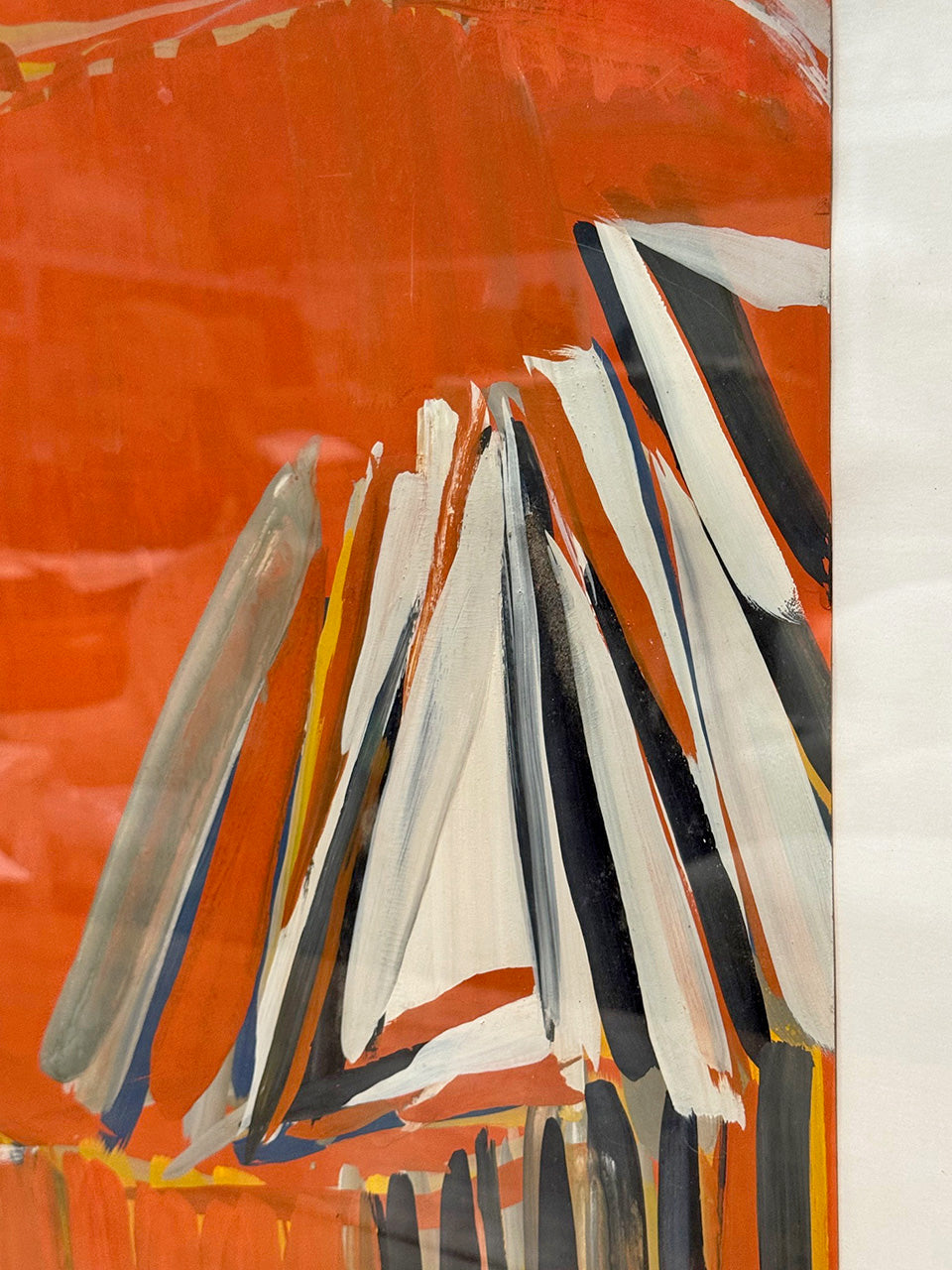 Abstract painting by P. Gougerot