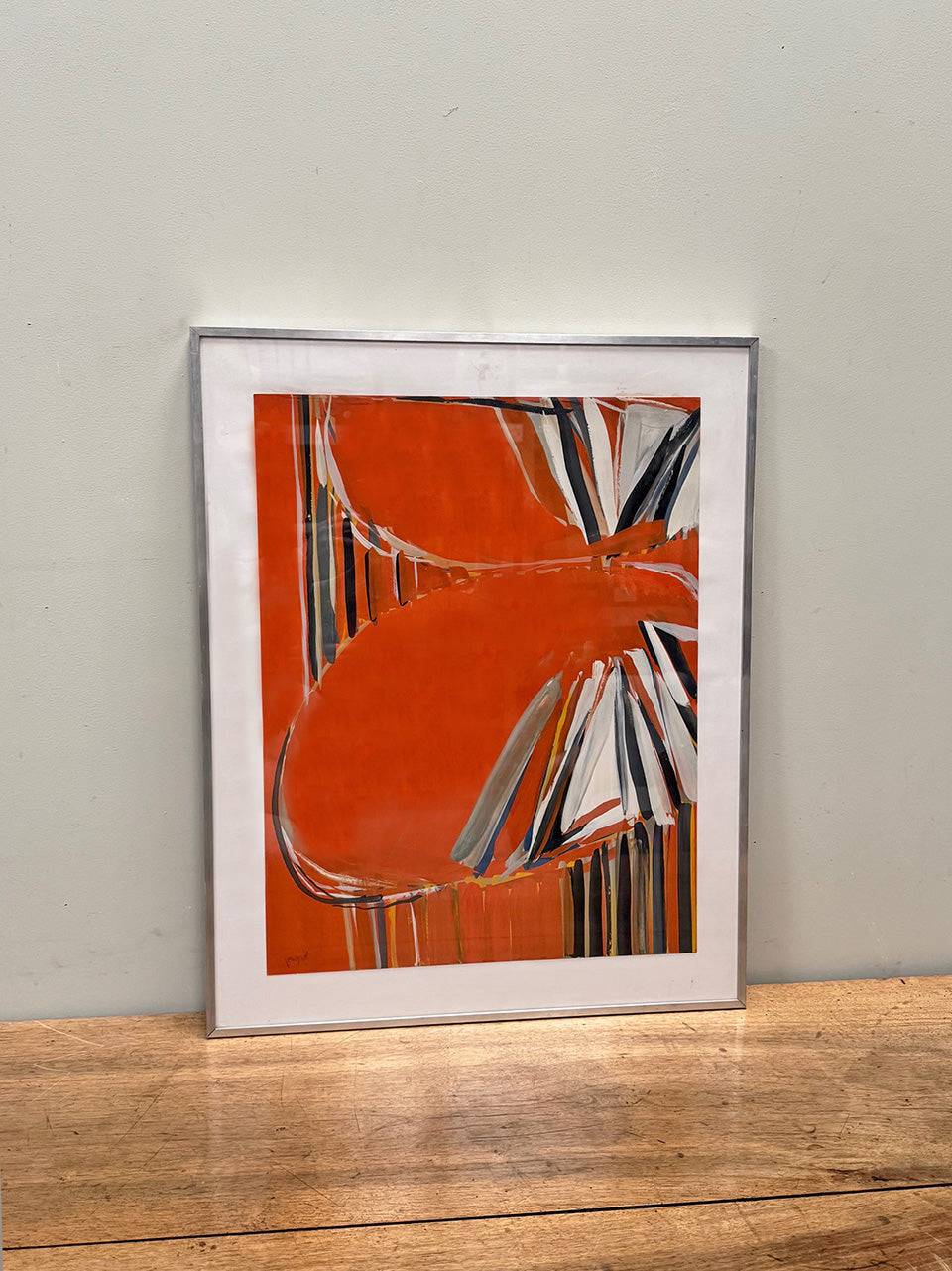 Abstract painting by P. Gougerot