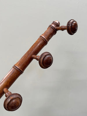 Faux bamboo coat hooks (each) (1 x sold, 1 x available - White)