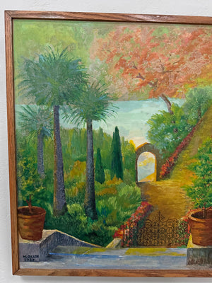 Oil on canvas, by M. Bilson 1967