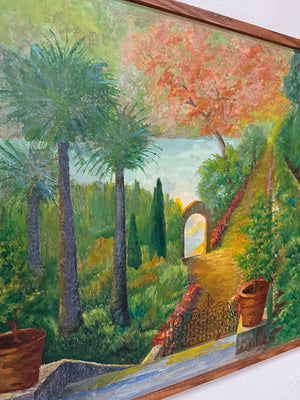 Oil on canvas, by M. Bilson 1967