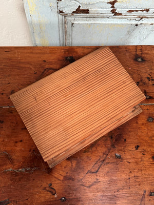 Pitch pine 'book' storage