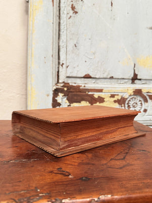 Pitch pine 'book' storage