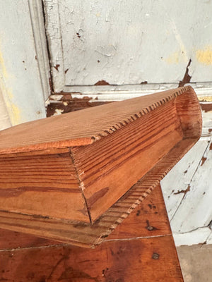 Pitch pine 'book' storage