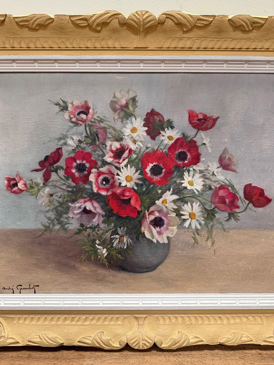 Floral painting by Andre Granchet