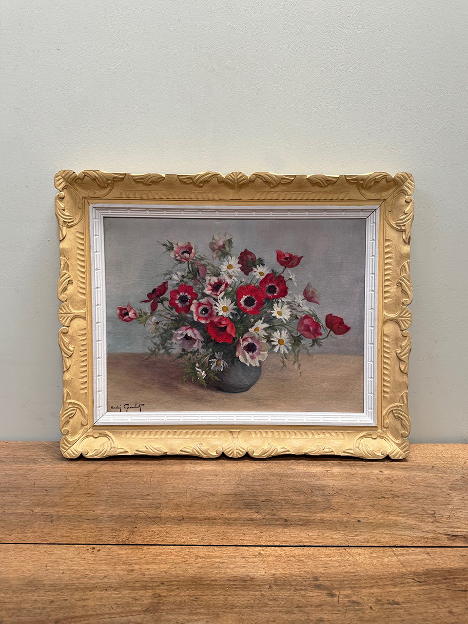 Floral painting by Andre Granchet