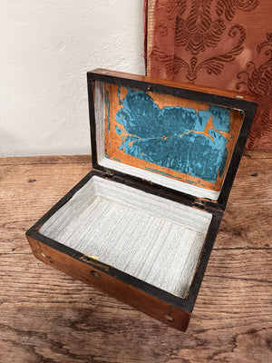 Box with pearl inlay