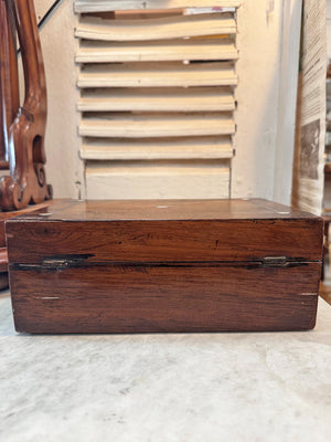 Box with pearl inlay