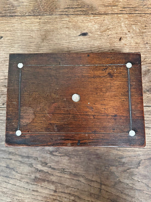 Box with pearl inlay