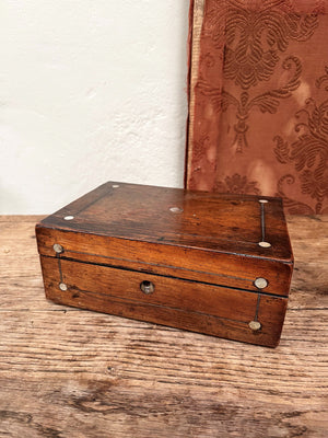 Box with pearl inlay