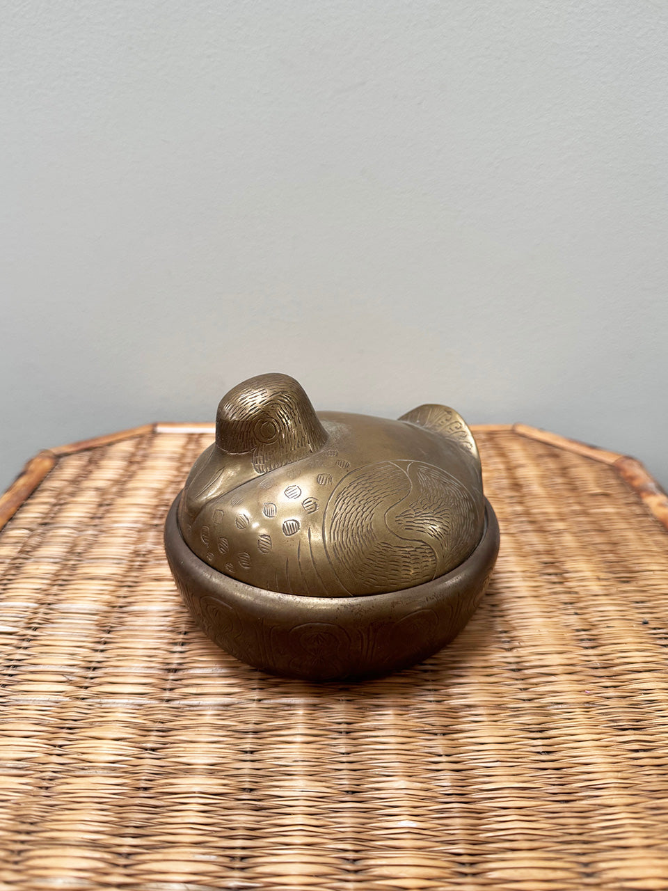 Duck trinket box