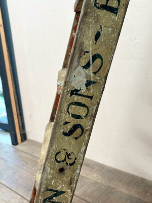 Old builder's ladder