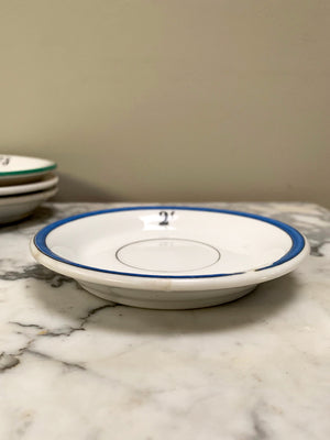 Rare cafe saucers (each) (2 available)