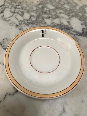 Rare cafe saucers (each) (2 available)