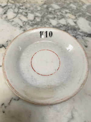 Rare cafe saucers (each) (2 available)