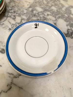 Rare cafe saucers (each) (2 available)