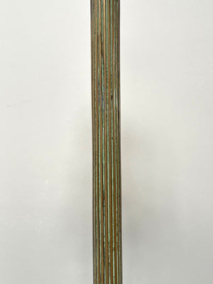 Single brass candleholder