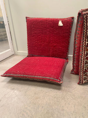 Two carpet floor cushions (each)