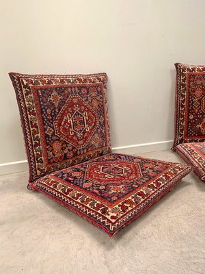 Two carpet floor cushions (each)