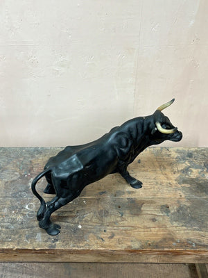 Ceramic bull