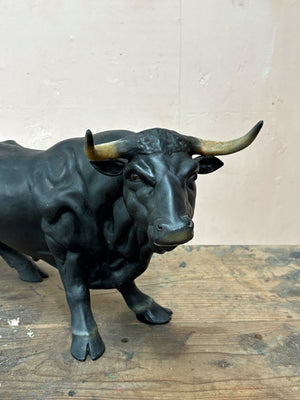 Ceramic bull