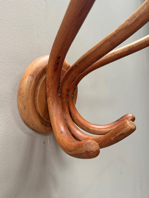 Bentwood coat hooks