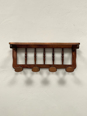 Wooden coat rack