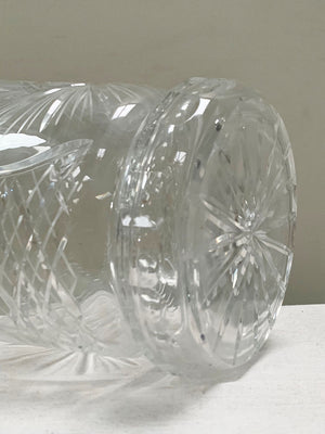 Crystal glass champagne bucket