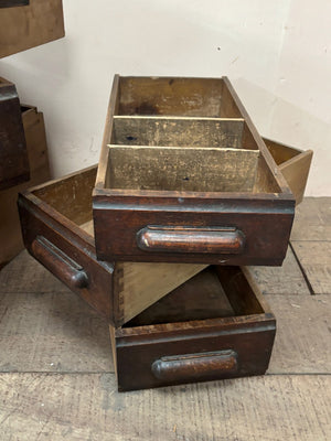 Art Deco oak drawers (each, from)