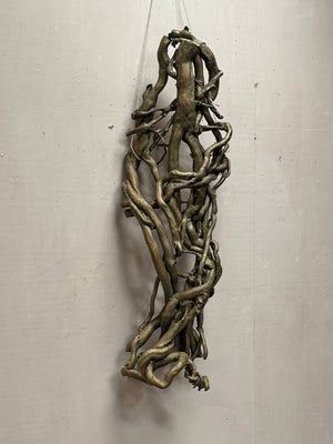 Twisted driftwood sculpture
