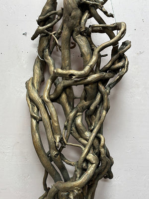 Twisted driftwood sculpture