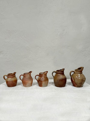 Earthenware jugs (£40 - £80)