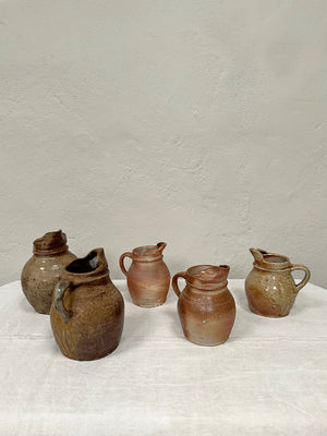 Earthenware jugs (£40 - £80)