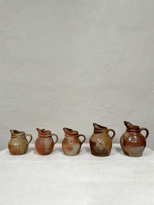 Earthenware jugs (£40 - £80)