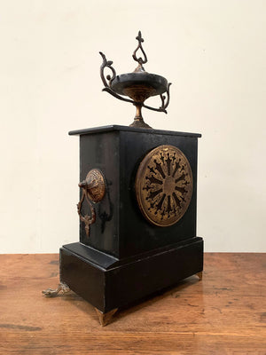 Ebonised clock