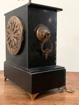 Ebonised clock