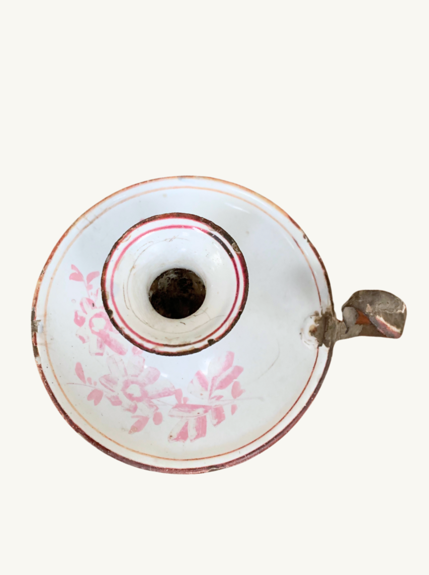 Enamel candleholder