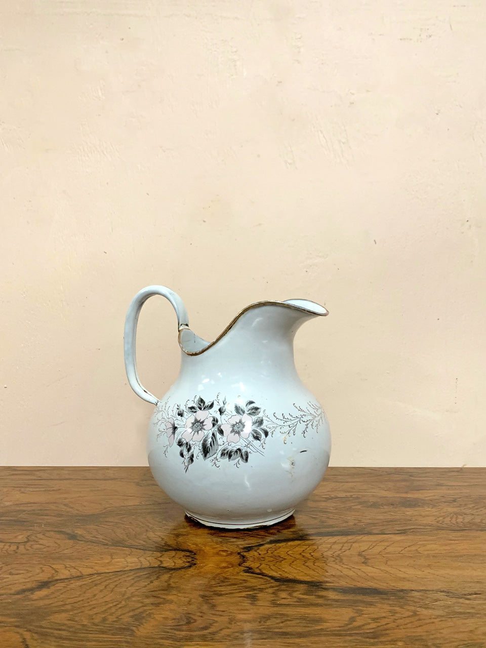 19th century enamel jug