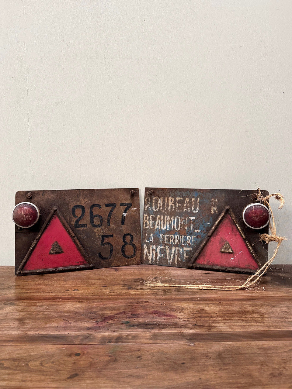 Two metal farm signs (each)