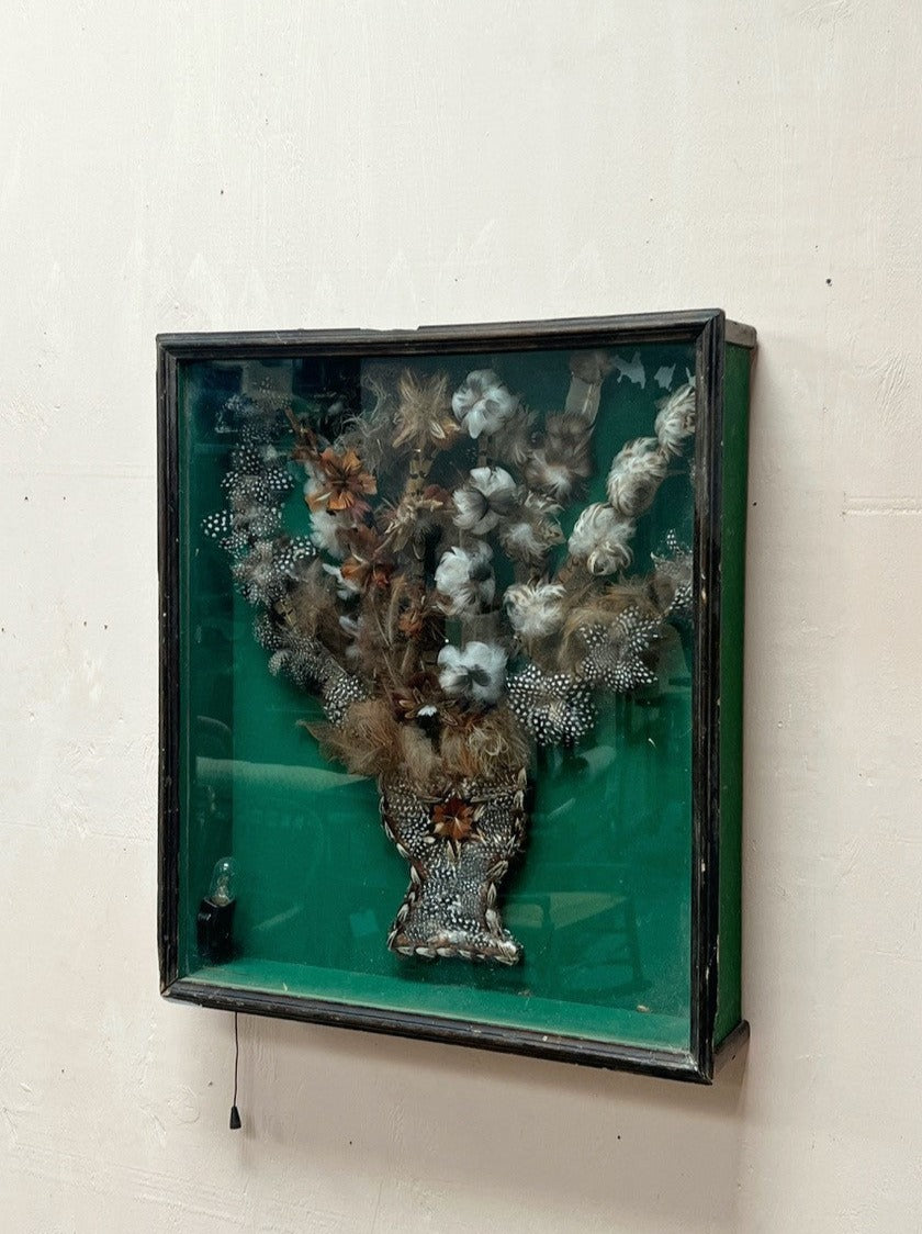 Feather art  (inc. further restoration to the frame)