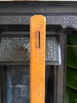 Oak fire screen