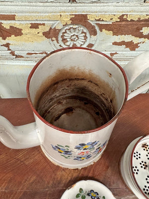 Tall enamelled coffee pot (Reserved)