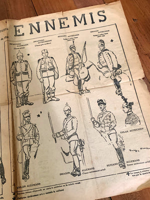 Newspaper article dated 13 August 1914