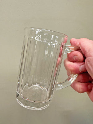 Glass tankards (each)