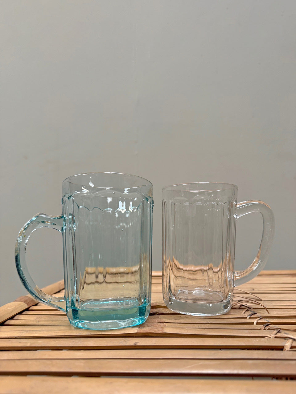 Glass tankards (each)