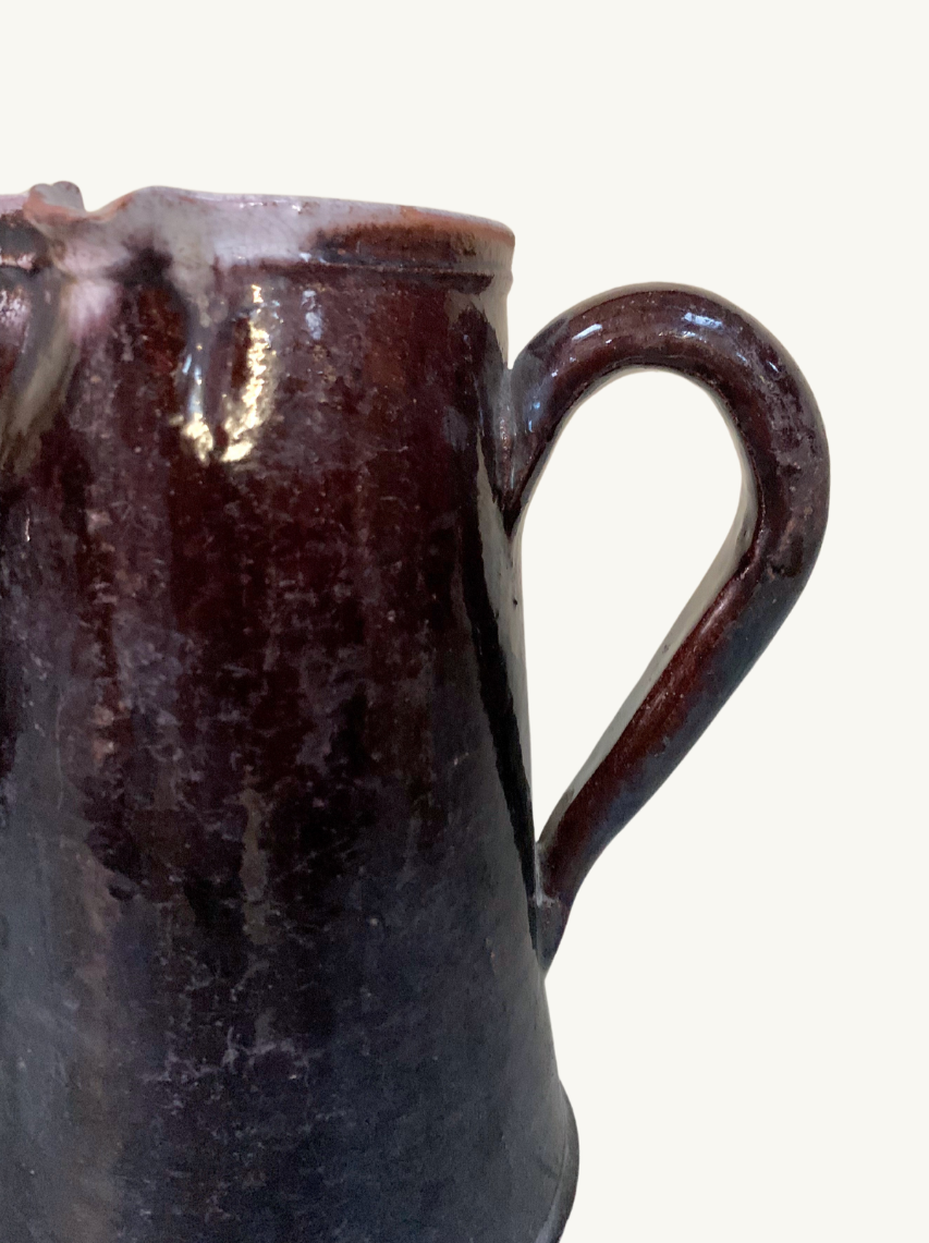 Glazed jug
