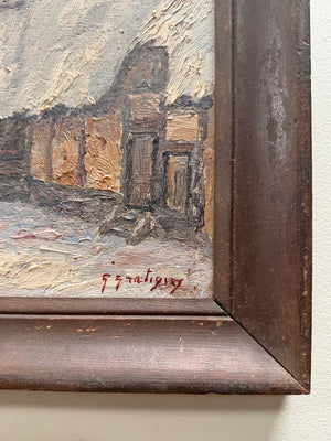 Small painting, by G. Gratigny