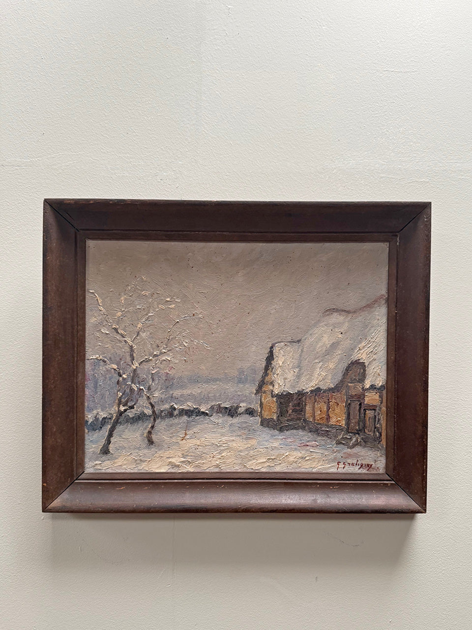 Small painting, by G. Gratigny