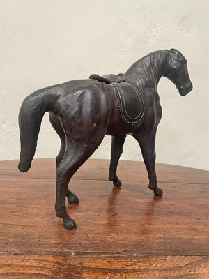 Leather bound horse