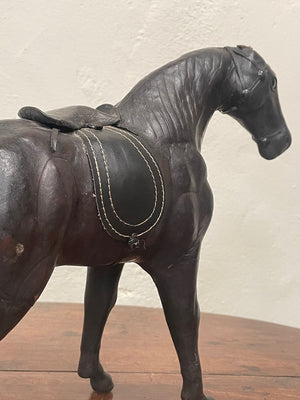 Leather bound horse